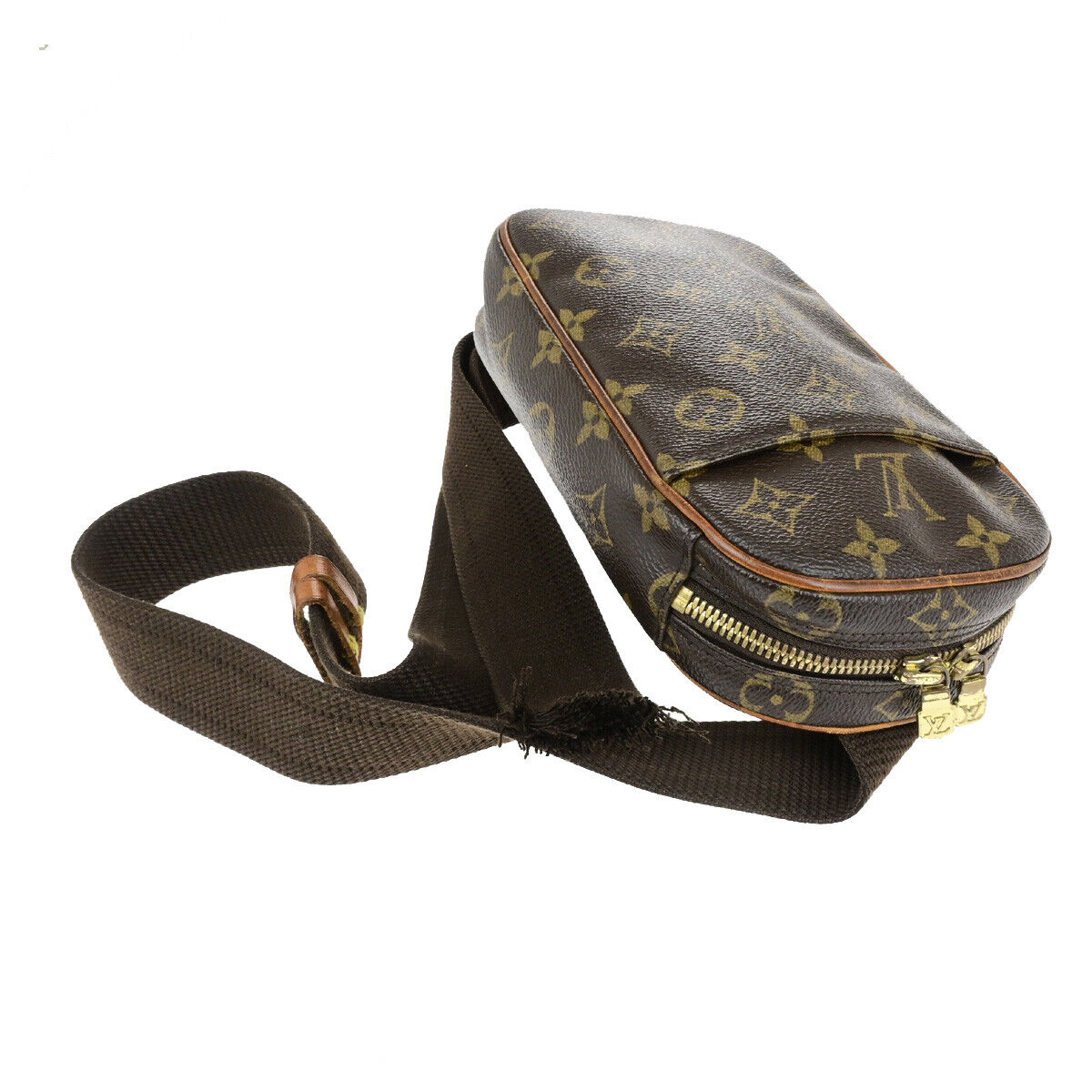 LOUIS VUITTON Pochette Gange Shoulder Bag Monogram Brown Spain M51870 76SJ582