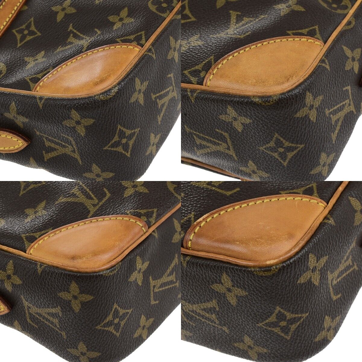 LOUIS VUITTON Trocadero 27 Shoulder Bag Monogram Leather Brown M51274 04ED333