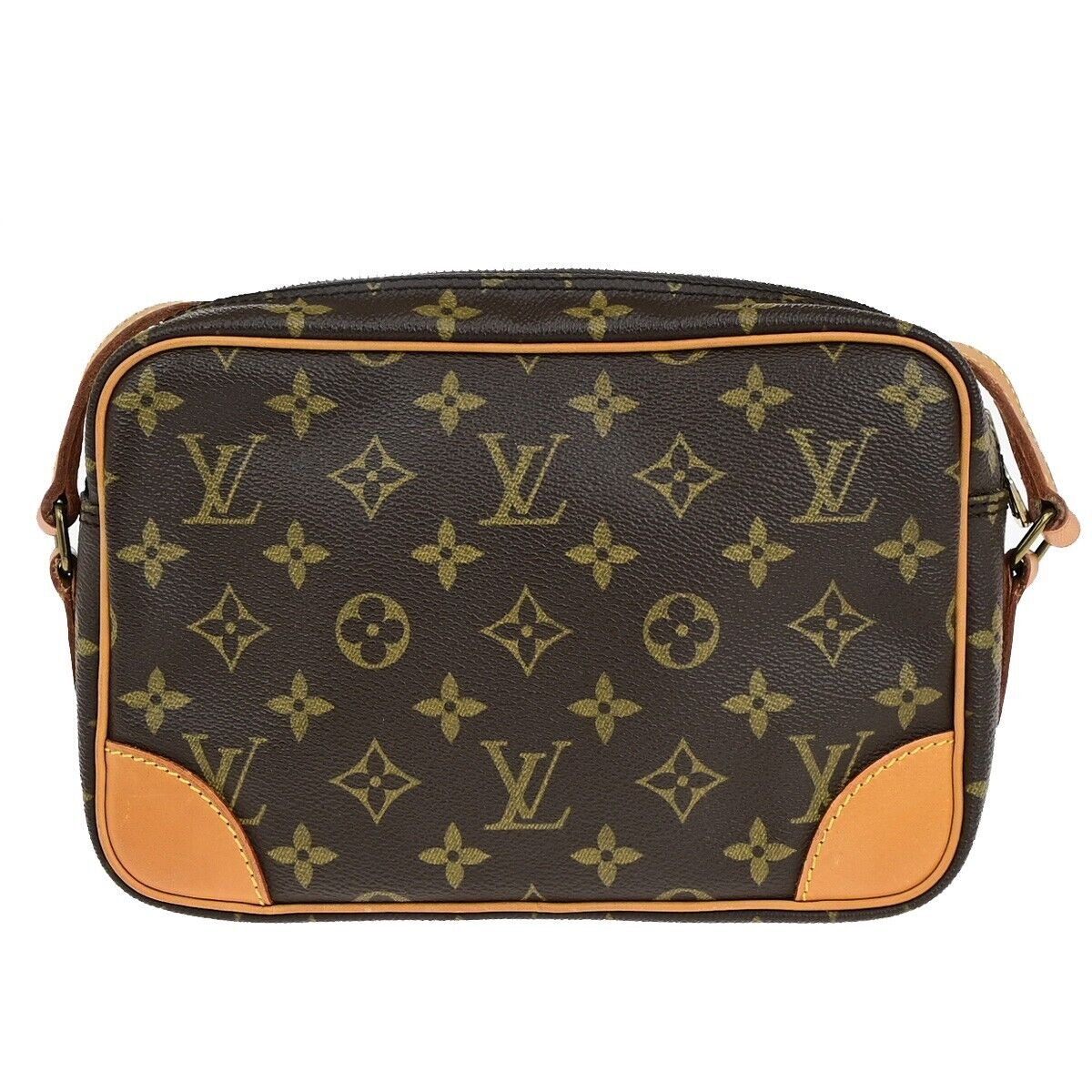 LOUIS VUITTON Trocadero 24 Shoulder Bag Monogram Leather Brown M51276 72ED014