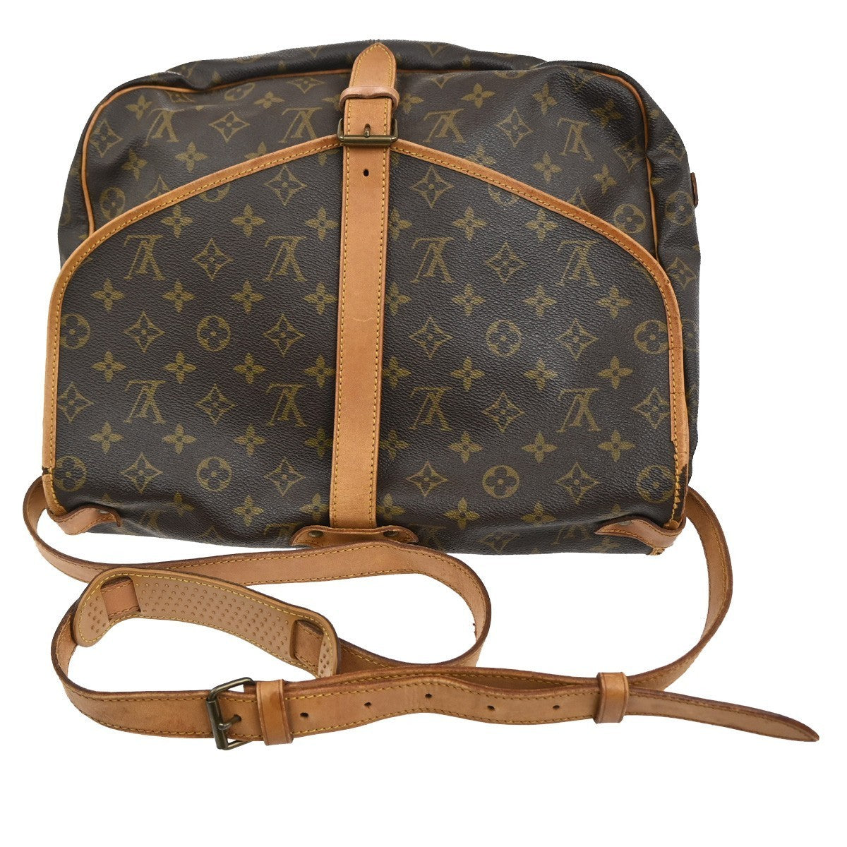 LOUIS VUITTON Saumur 35 Shoulder Bag Monogram Leather BN France M42254 31CA426