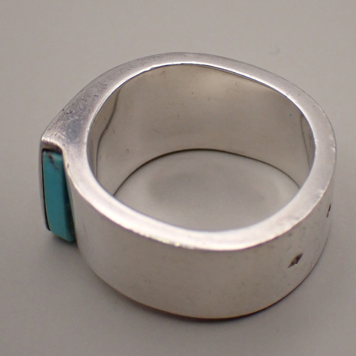 HERMES H Logo Candy Ring Size 54 Silver 925  BlueAccessory 64RL362