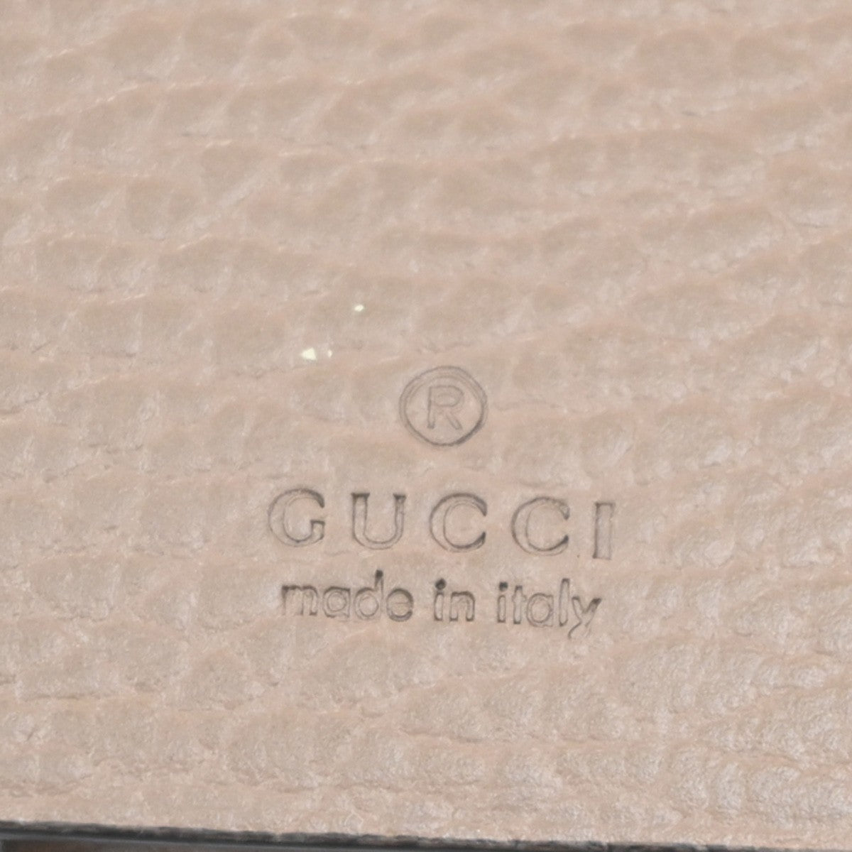 GUCCI Logo GG Marmont 6 Hook Key Case Supreme Leather Beige Italy GHW 61RL941