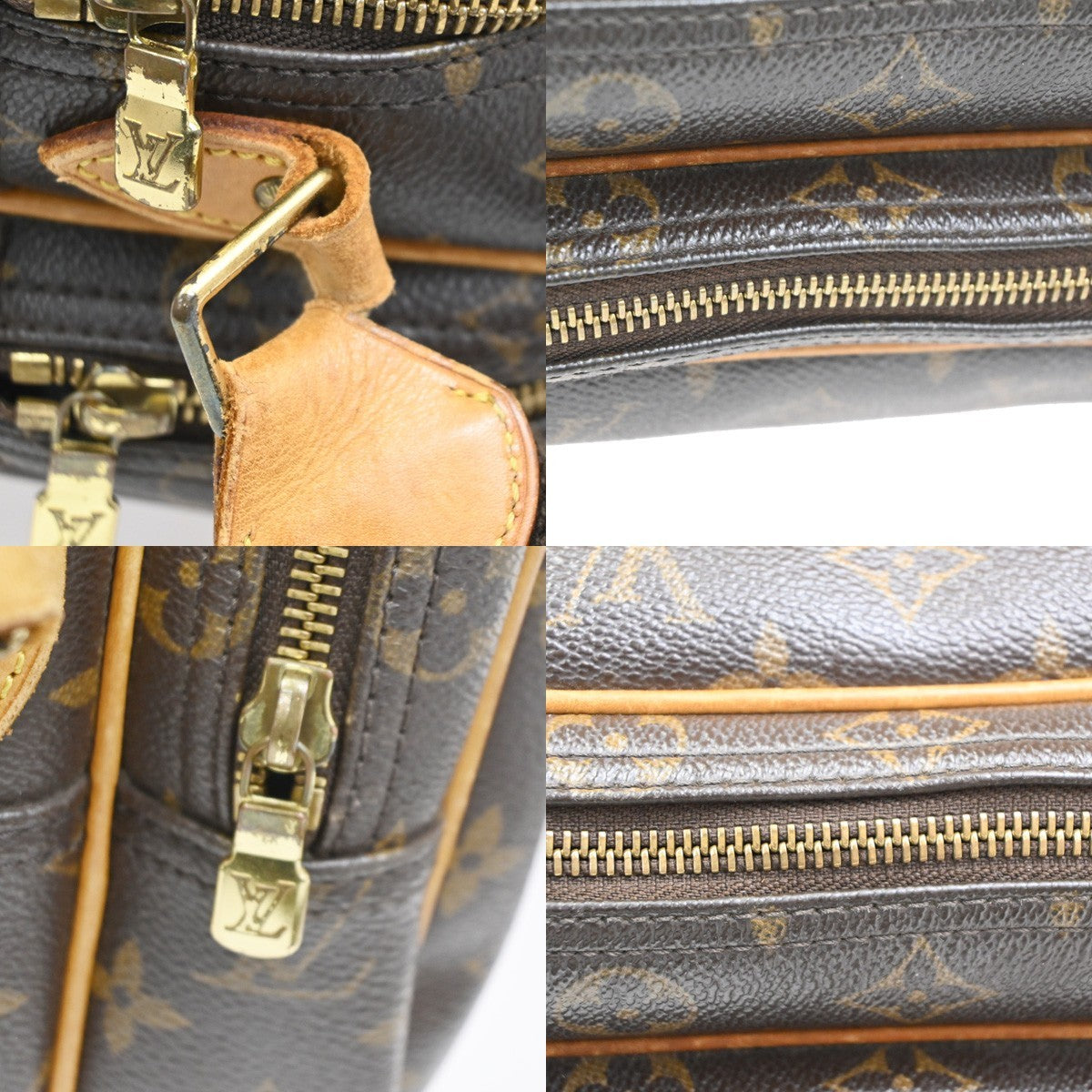 LOUIS VUITTON Reporter PM Crossbody Shoulder Bag Monogram Leather M45254 81KC666