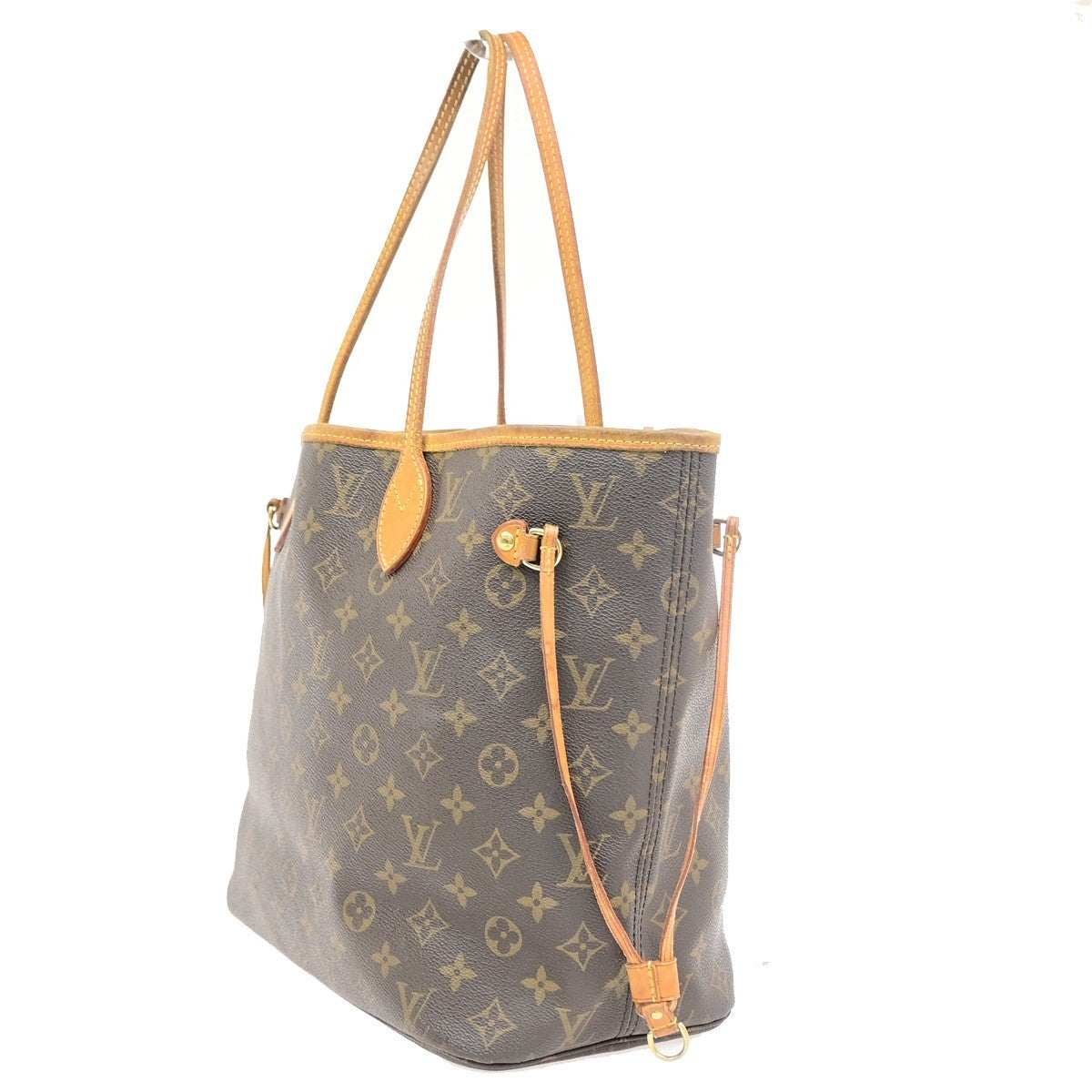 LOUIS VUITTON Neverfull MM Shoulder Tote Bag Monogram Leather BN M40156 14YJ237