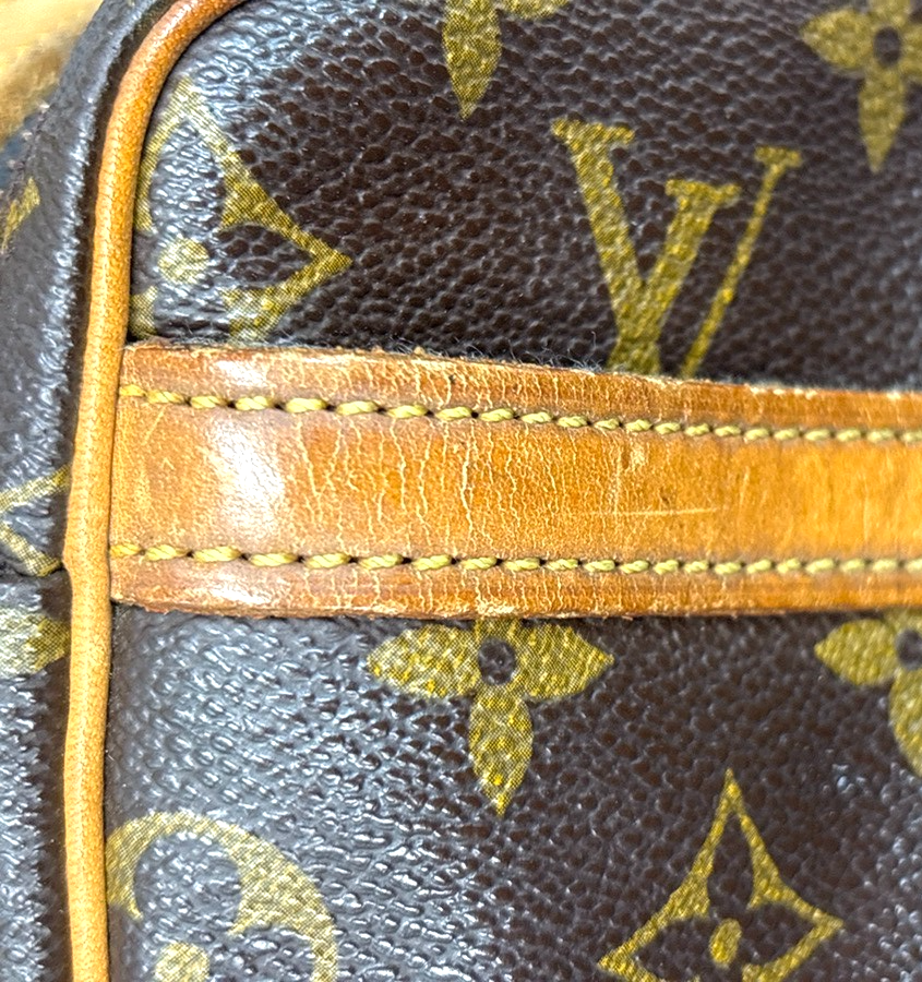 LOUIS VUITTON Jeune Fille MM Shoulder Bag Monogram Leather Brown M51226 37MA380
