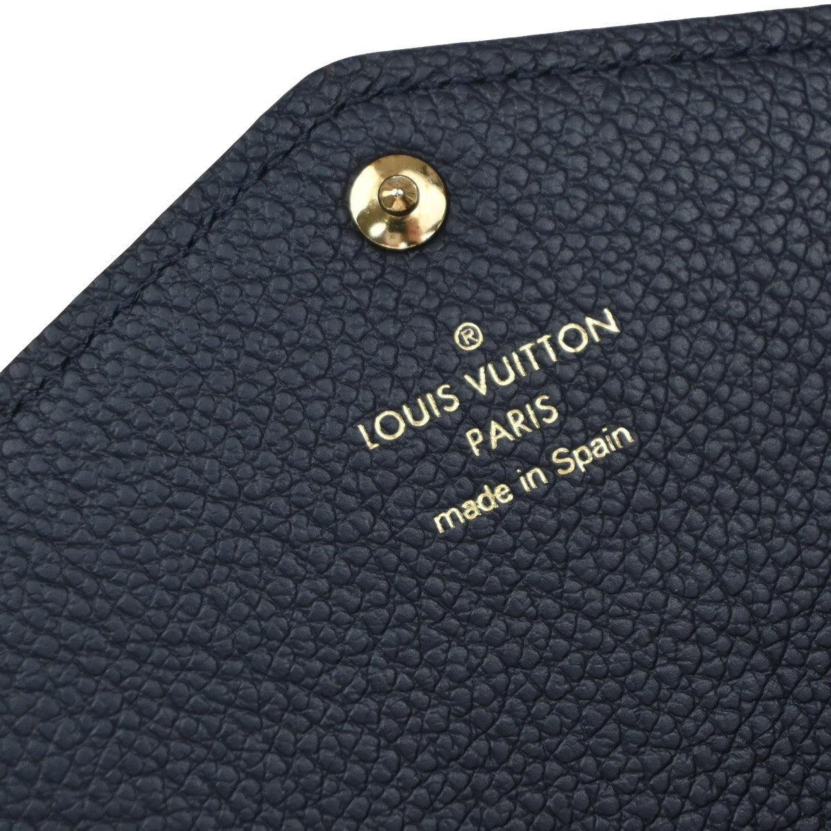 LOUIS VUITTON Portefeuille Sarah Wallet Monogram Empreinte Blue M62125 35KP200