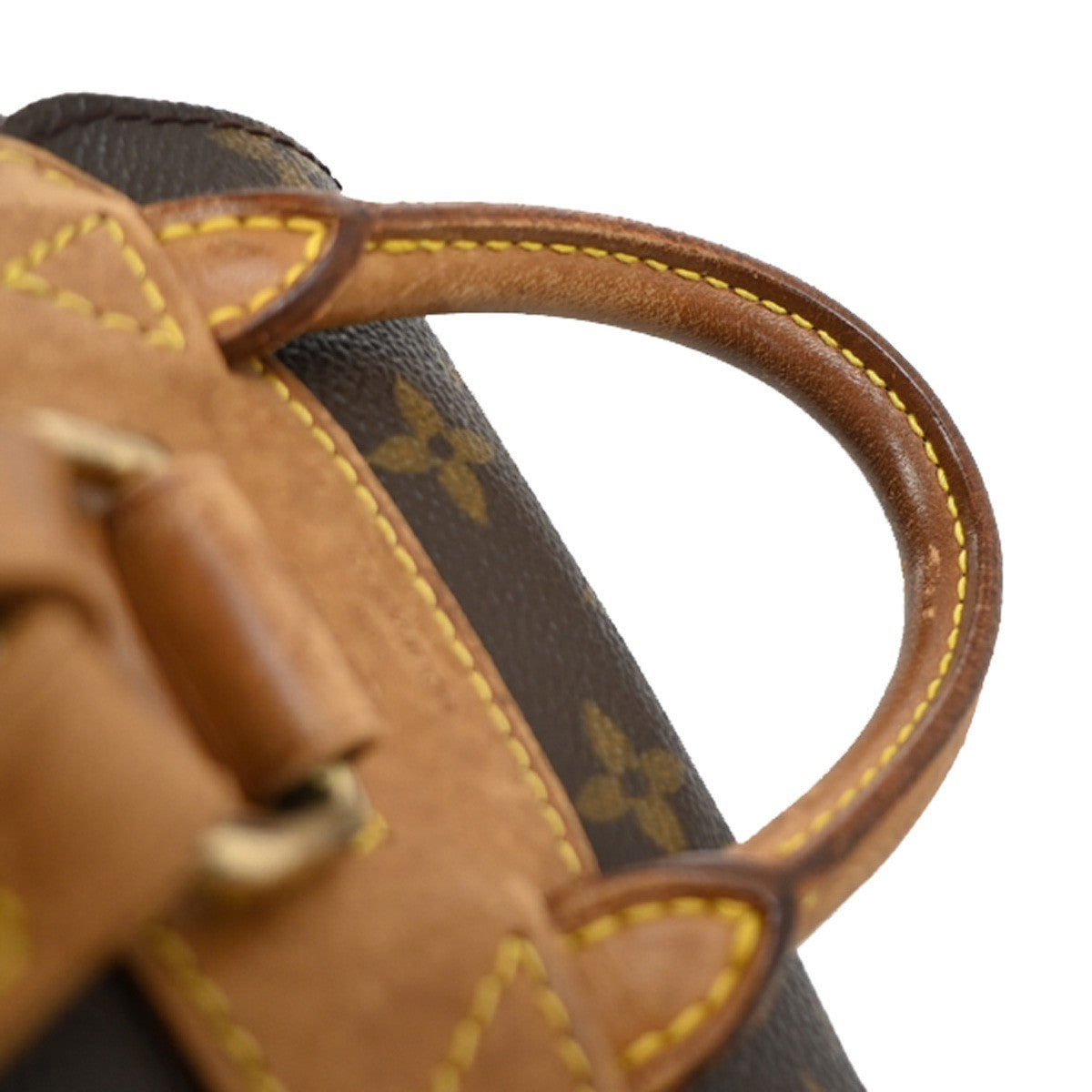 LOUIS VUITTON Mini Montsouris Backpack Bag Monogram Leather Brown M51137 76SA064