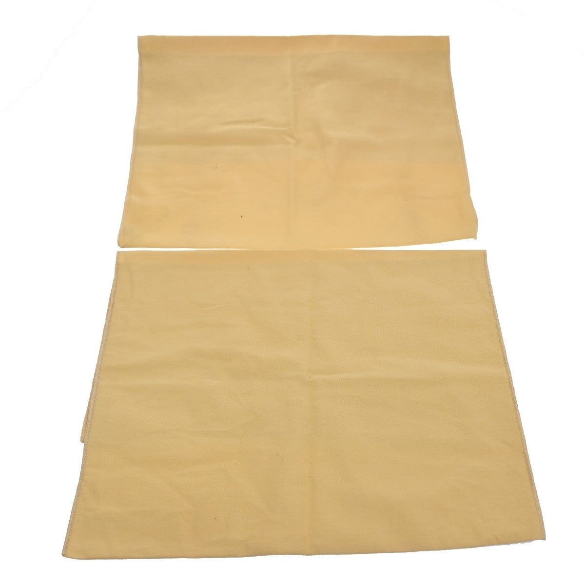 LOUIS VUITTON Logo 10 Set Dust Bag Drawstring Canvas Cotton Beige Brown 09KC752