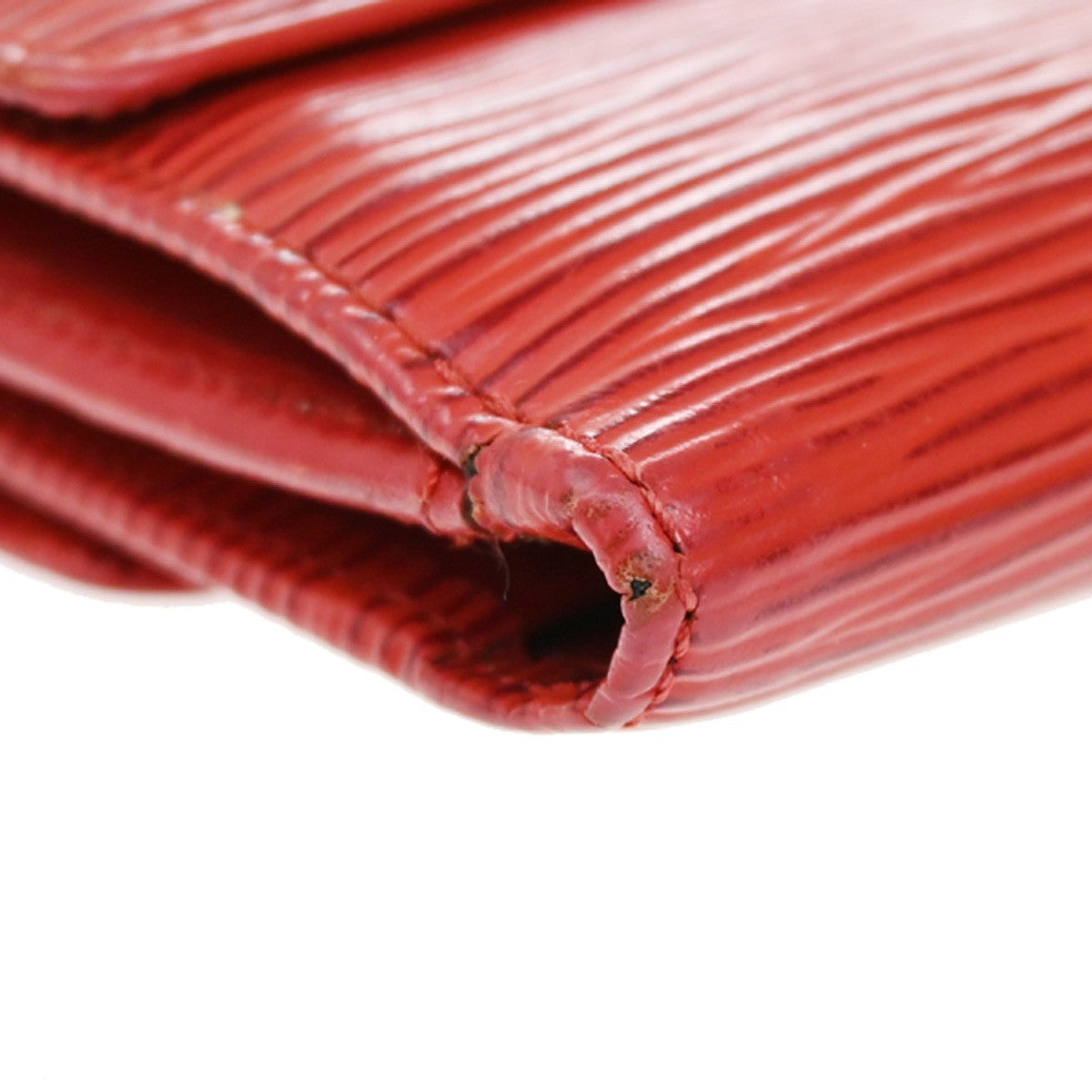 LOUIS VUITTON 3 Set Wallet Agenda Monogram Damier Ebene Epi Brown Red 64EF837