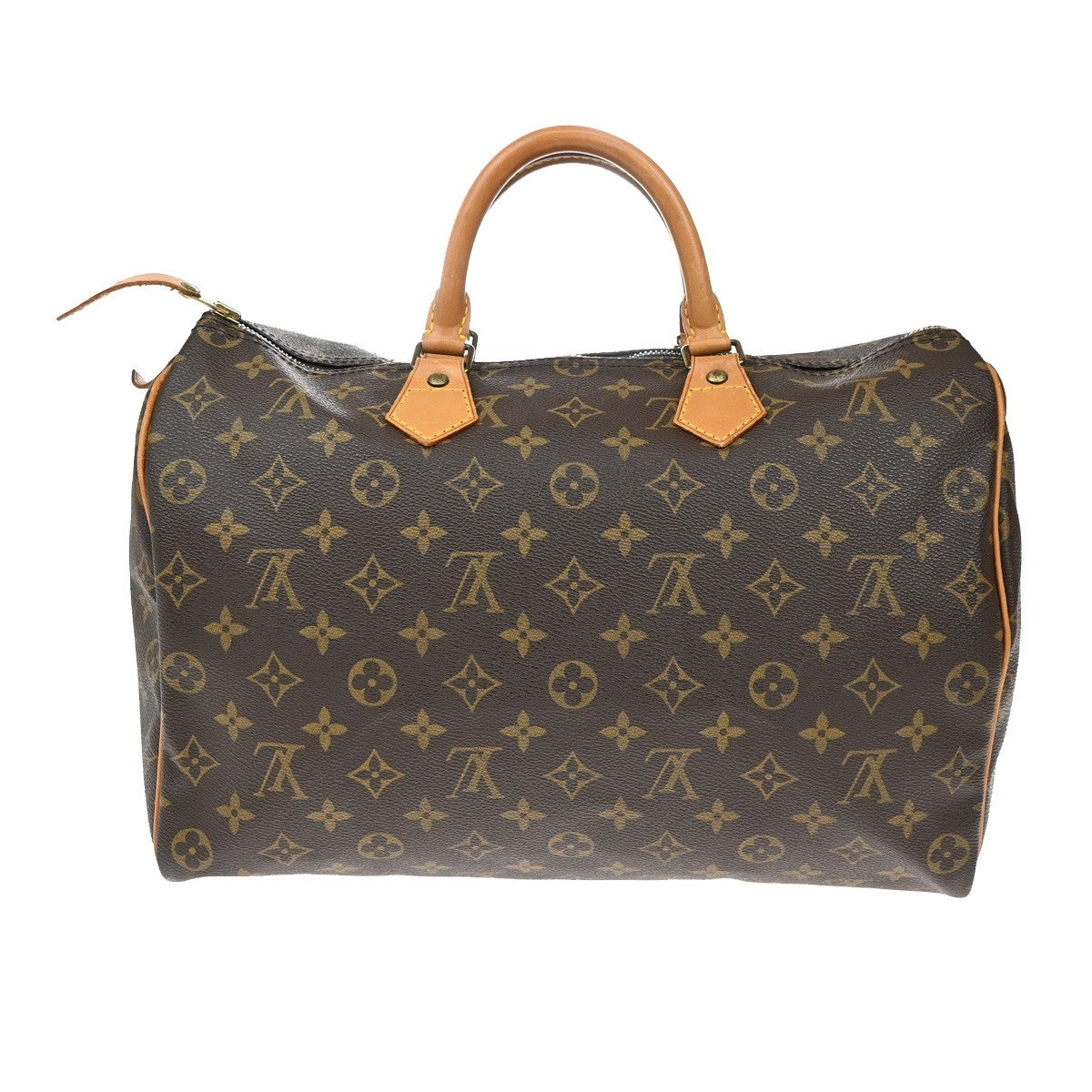 LOUIS VUITTON Speedy 35 Travel Hand Bag Monogram Leather Brown M41524 20KB513