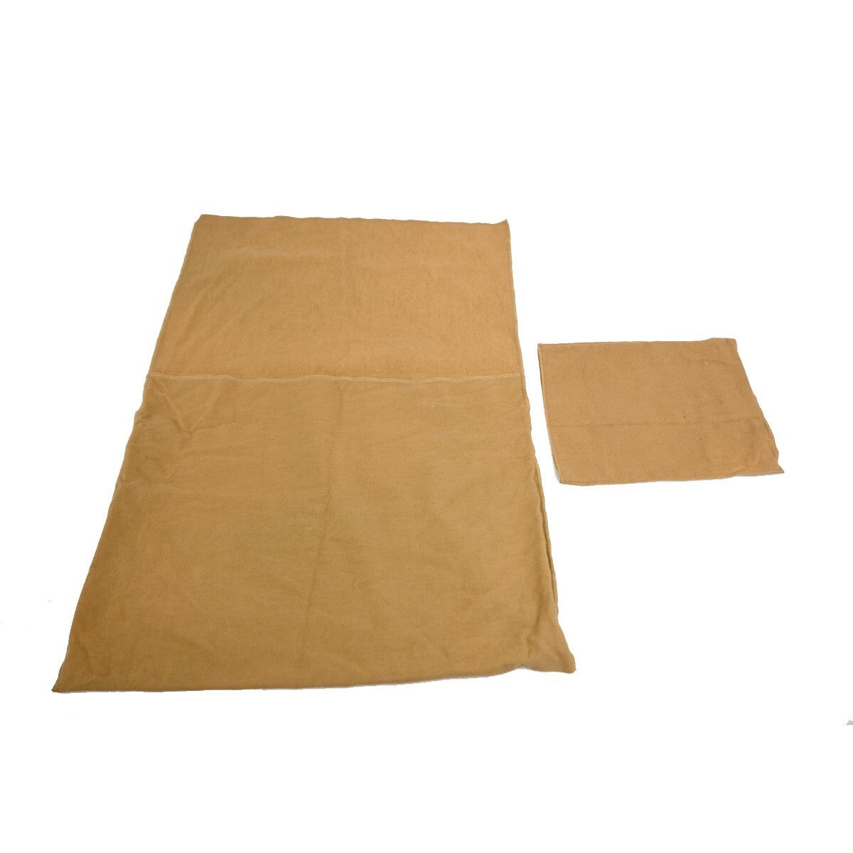 LOUIS VUITTON Logo 10 Set Dust Bag Drawstring Canvas Cotton Beige Brown 09EE167