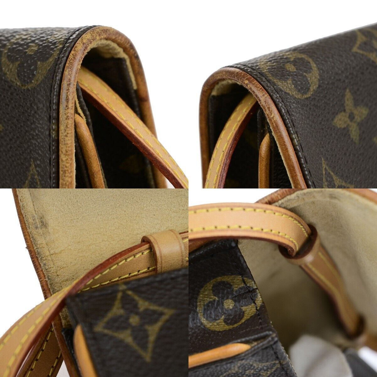 LOUIS VUITTON Pochette Twin PM 2Way Shoulder Clutch Bag Monogram M51854 34EC027