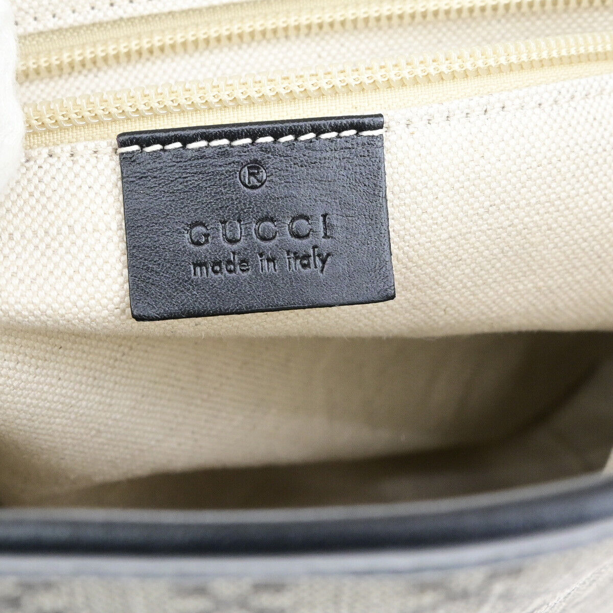 GUCCI Logo Diamante Crossbody Shoulder Bag PVC Leather Brown Black SHW 18YG605