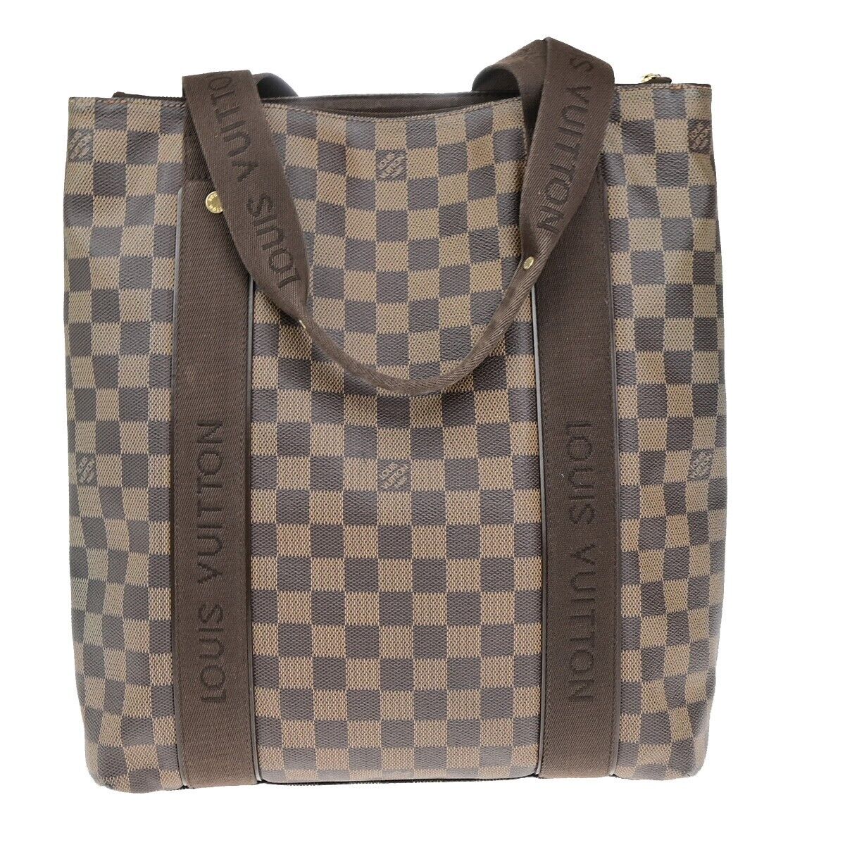 LOUIS VUITTON Cabas Beaubourg Shoulder Bag Damier Ebene Leather N52006 75EC527