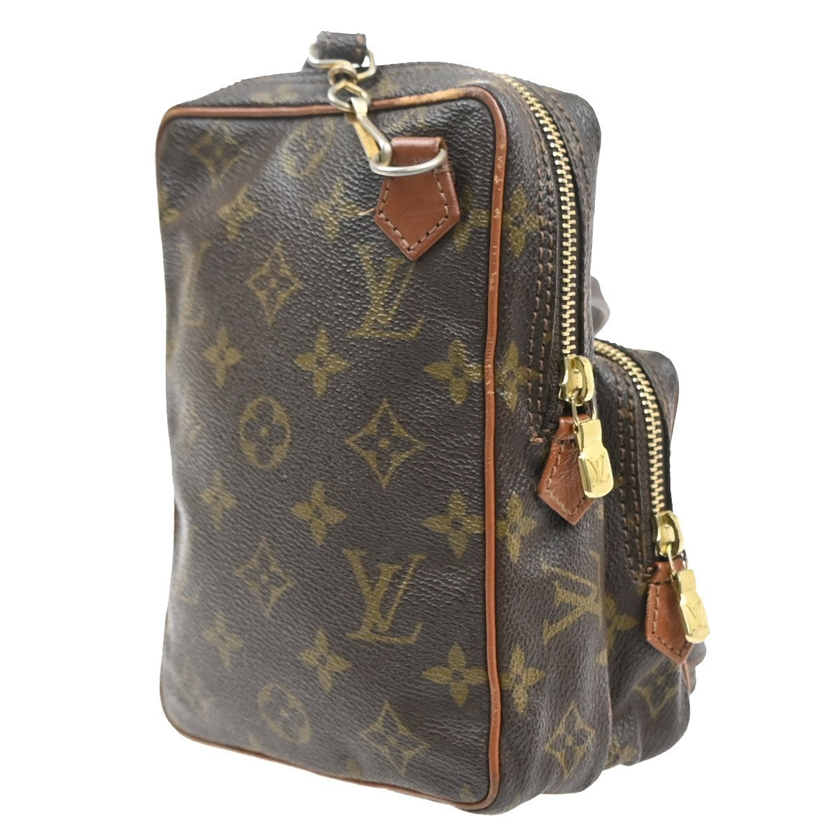 LOUIS VUITTON Mini Amazon Shoulder Bag Monogram Leather Brown M45238 61CA980