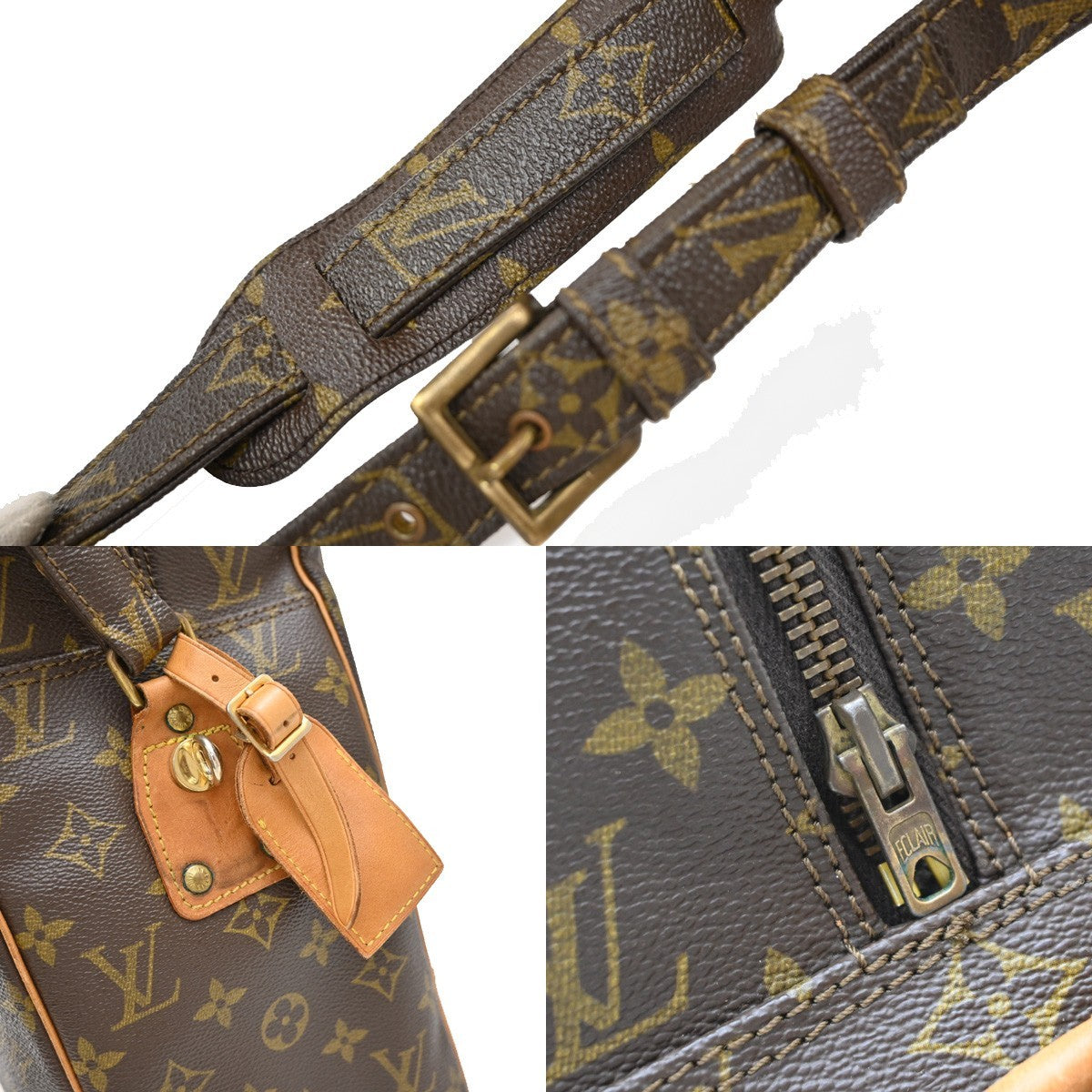 LOUIS VUITTON Grand Marceau Shoulder Bag Monogram Leather Brown M45222 36EF619