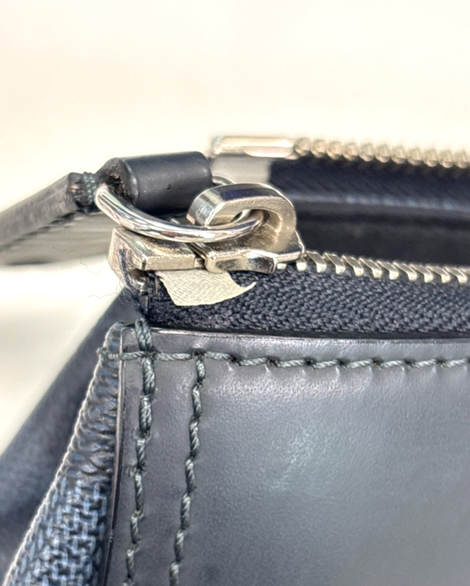 LOUIS VUITTON Greenwich Hand Bag Damier Cobalt Leather Navy Italy N41351 92MA390