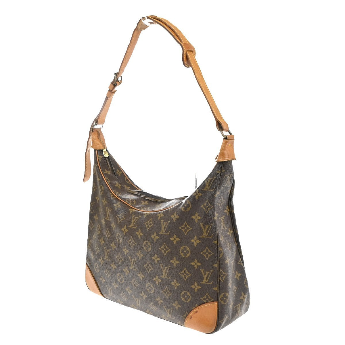 LOUIS VUITTON Boulogne 35 Shoulder Bag Monogram Leather Brown M51260 70SA144