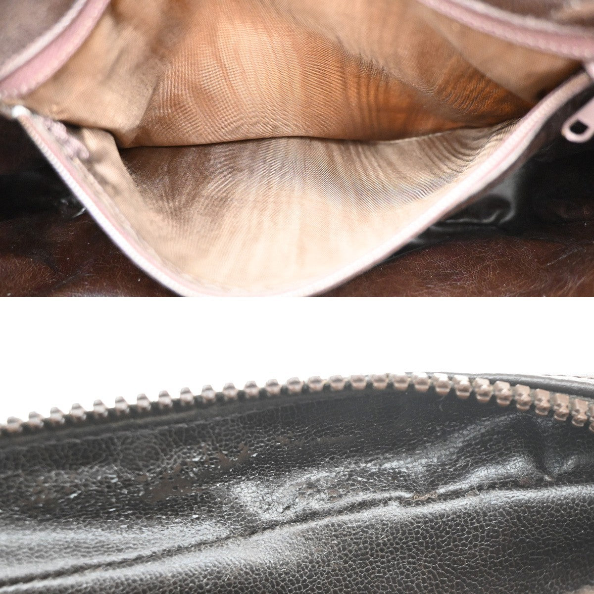 CELINE C Macadam Horse Carriage Shoulder Bag PVC Leather GHW Brown Italy 30KD149
