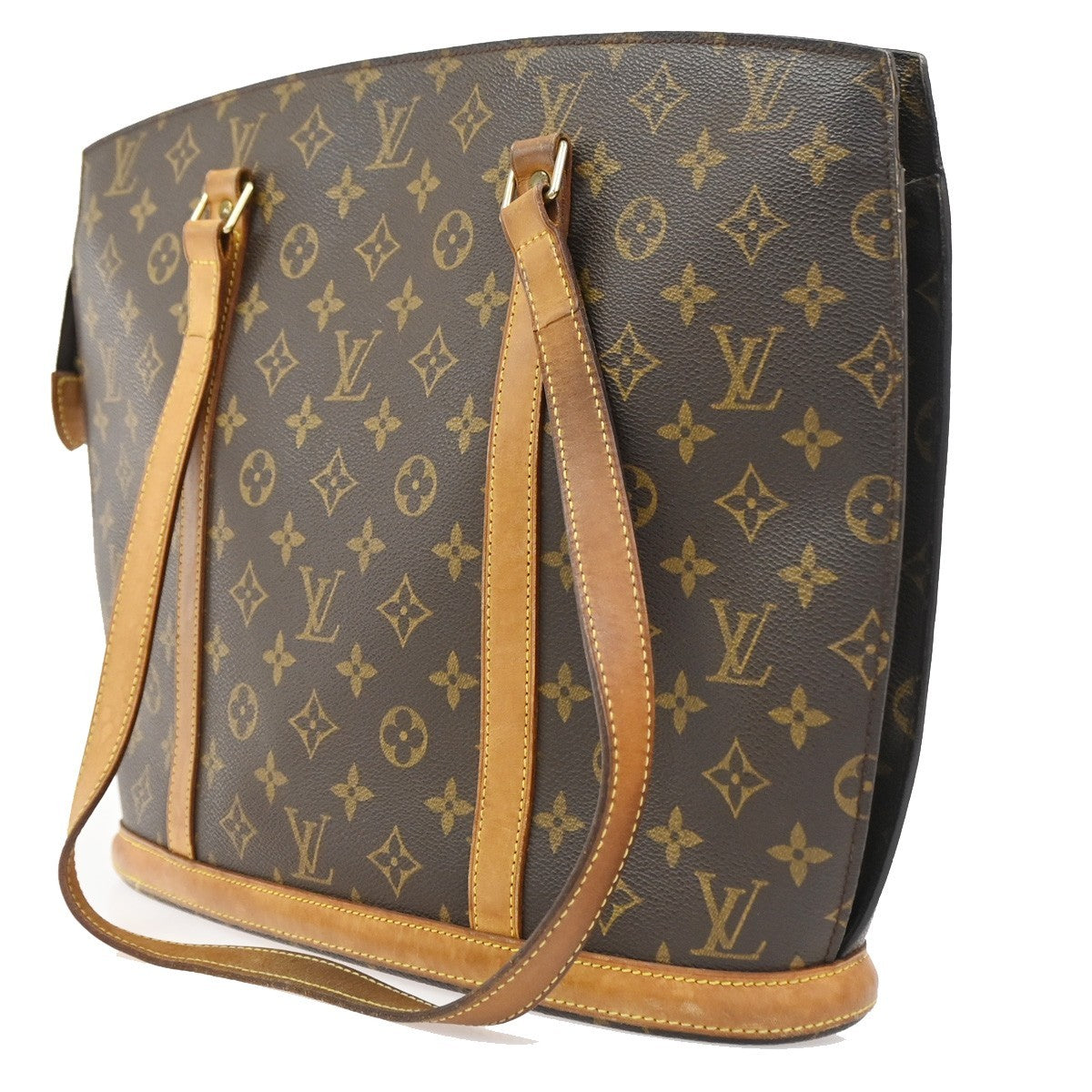 LOUIS VUITTON BABYLONE Shoulder Bag Monogram Leather Brown France M51102 84SA030
