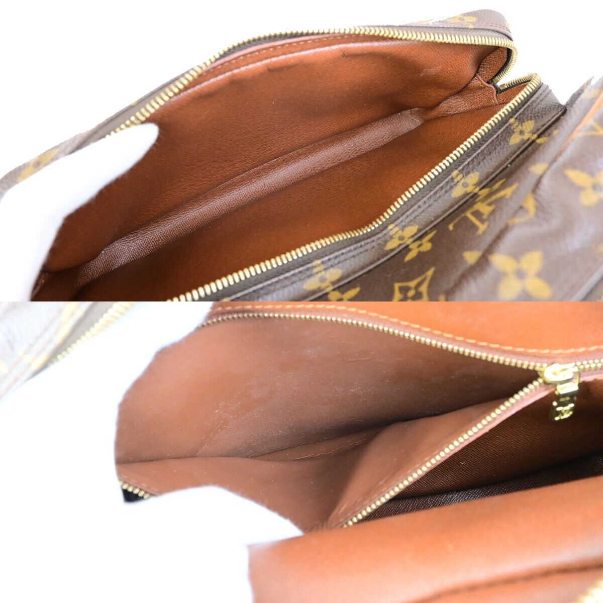 LOUIS VUITTON Nile Crossbody Shoulder Bag Monogram Leather Brown M45244 84FB270