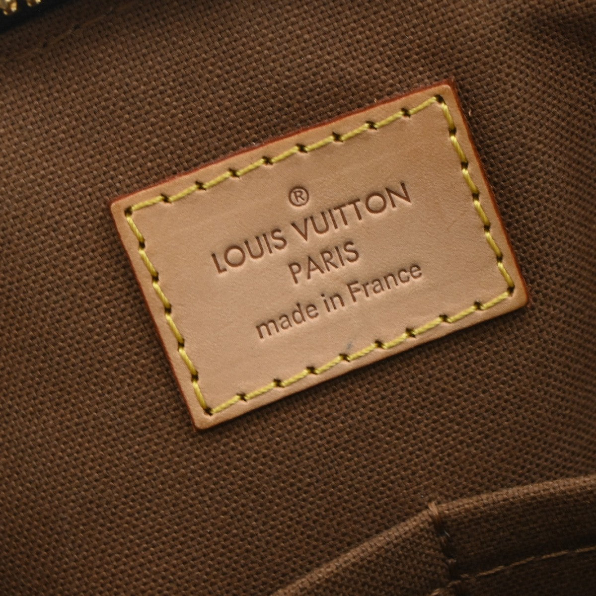 LOUIS VUITTON Tivoli PM Handbag Monogram Leather France Brown M40143 609RF668