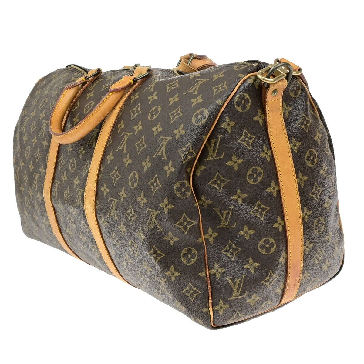 LOUIS VUITTON Keepall Bandouliere 50 2Way Hand Bag Monogram BN M41416 75EE031
