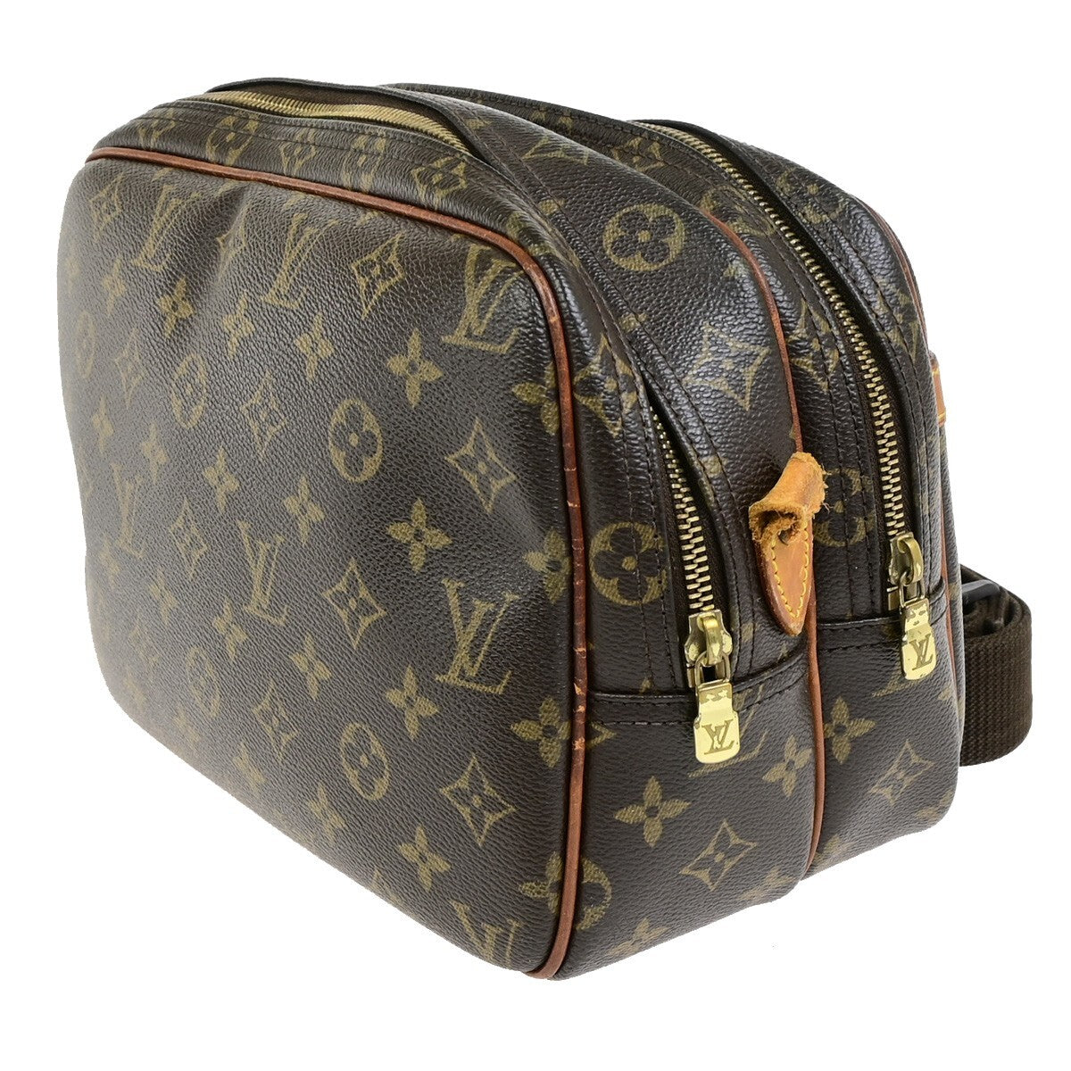 LOUIS VUITTON Reporter PM Crossbody Shoulder Bag Monogram Leather M45254 04FB434