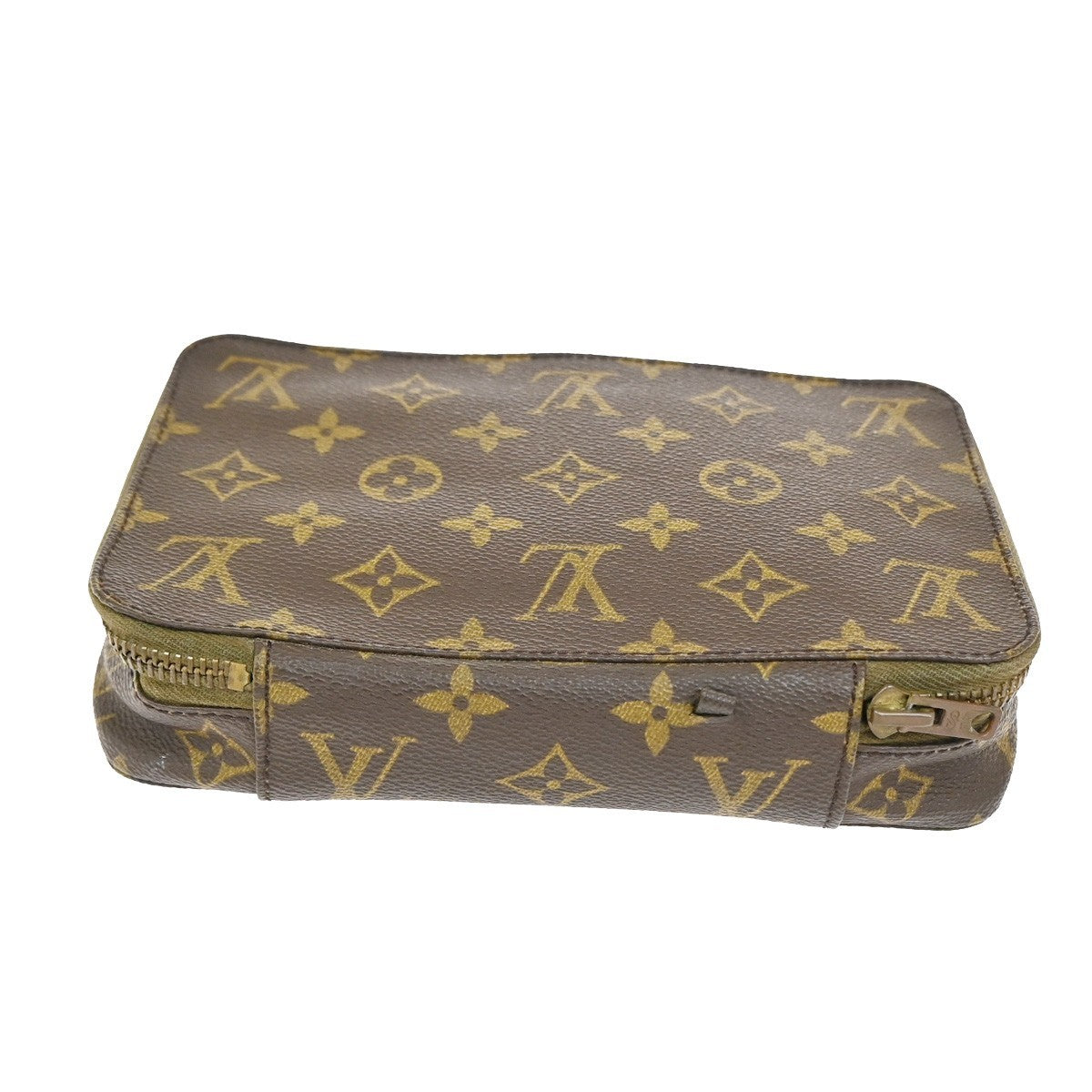 LOUIS VUITTON Poche Monte Carlo Jewelry Case Monogram Leather BN M47350 08YJ088