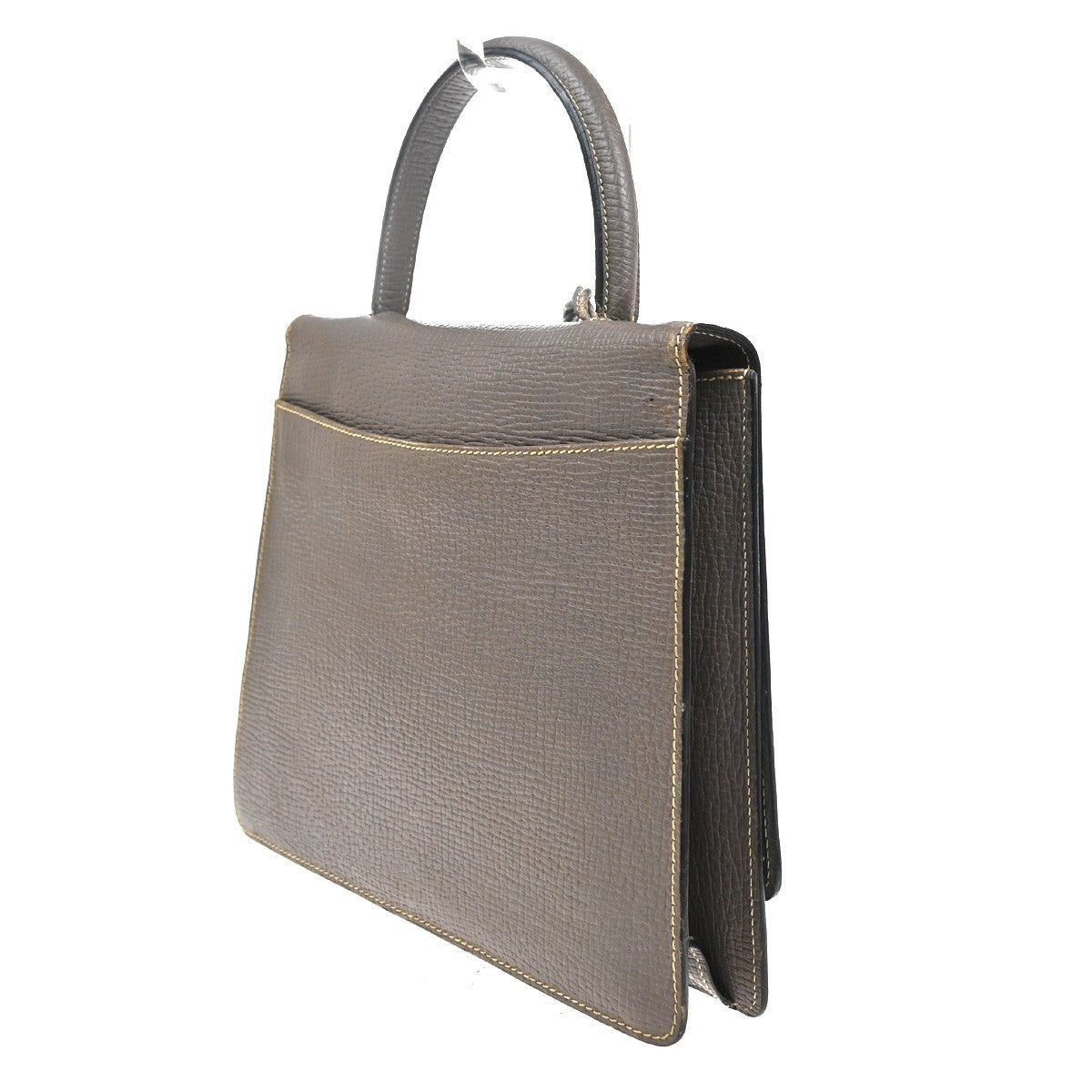 LOEWE Logo Barcelona 2Way Shoulder Bag Embossing Leather Purple GHW 86KC880