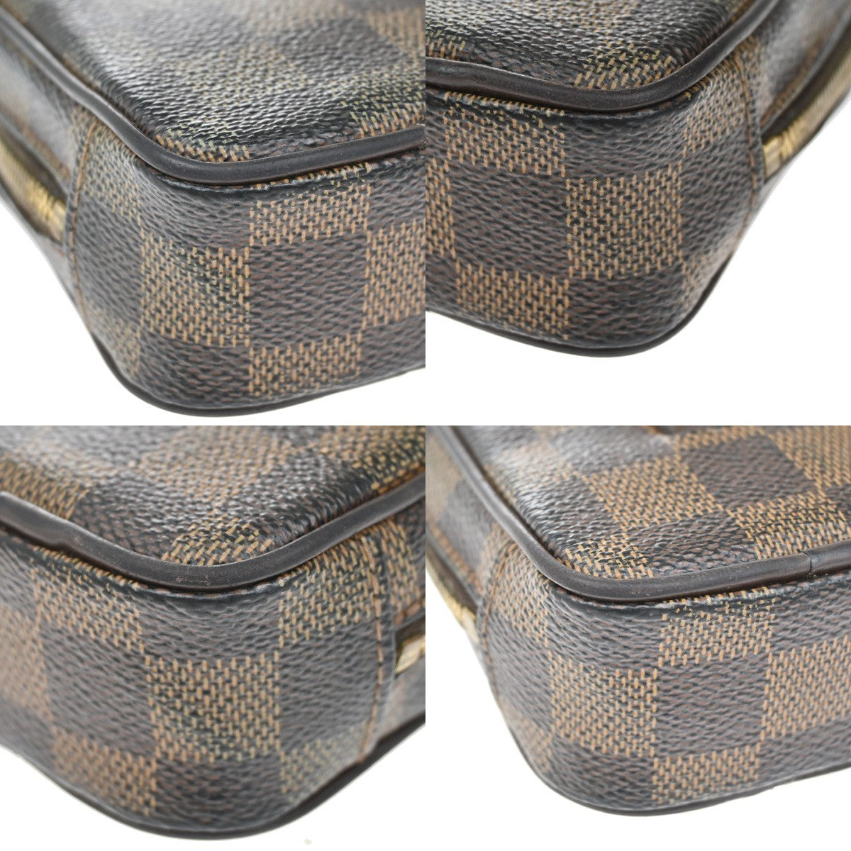 LOUIS VUITTON Etui Okapi PM Shoulder Pouch Bag Damier Ebene Brown N61738 30KB575