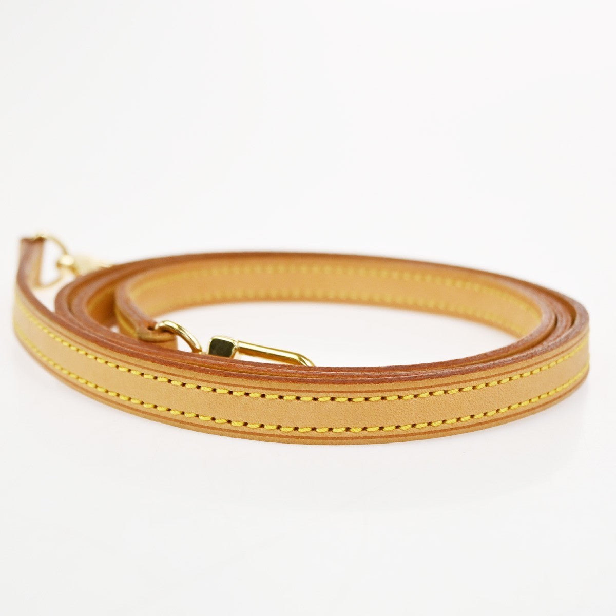 LOUIS VUITTON Logo Shoulder Bag Strap Adjustable Leather BN GHW J00142 61CA896