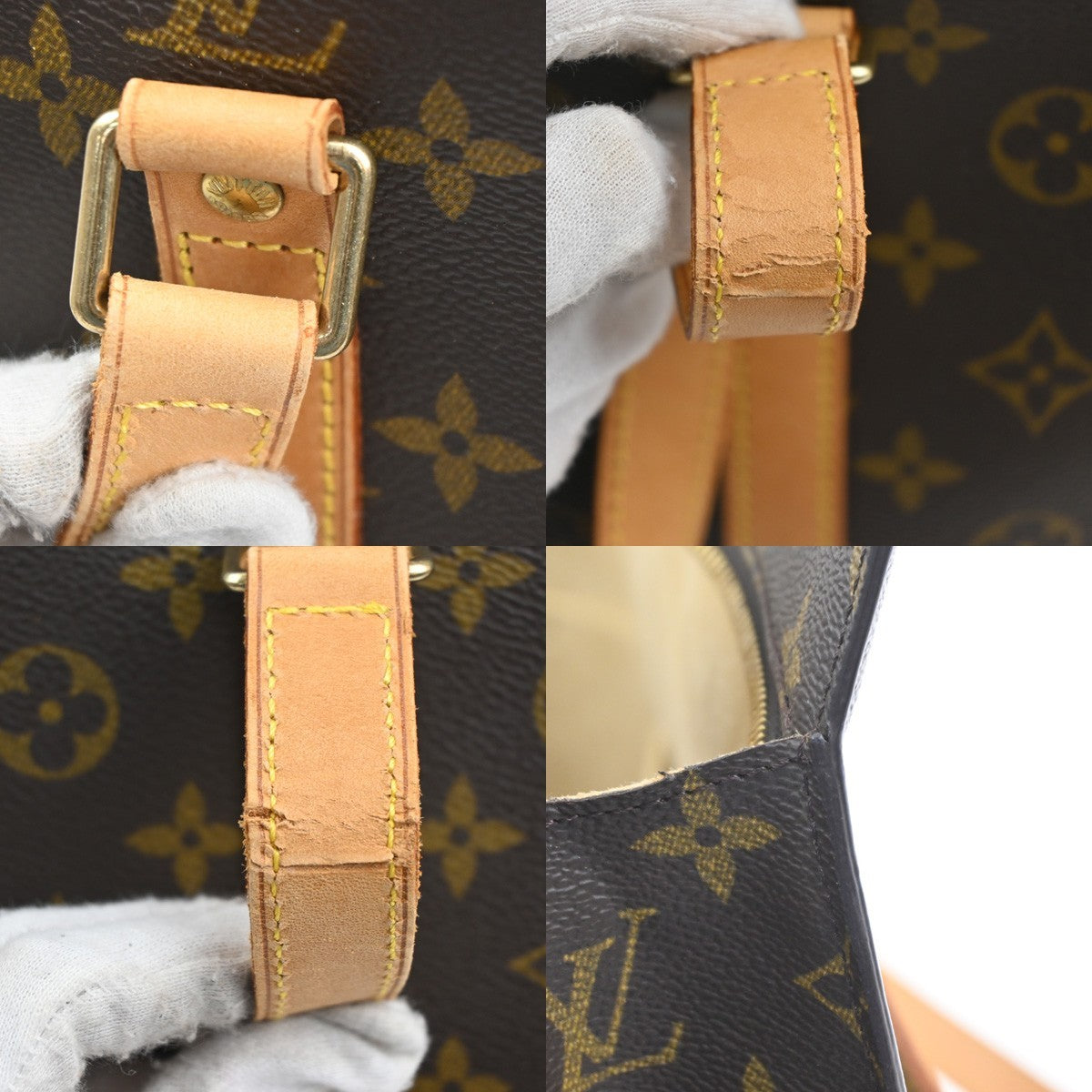 LOUIS VUITTON BABYLONE Shoulder Bag Monogram Leather Brown France M51102 21MA413