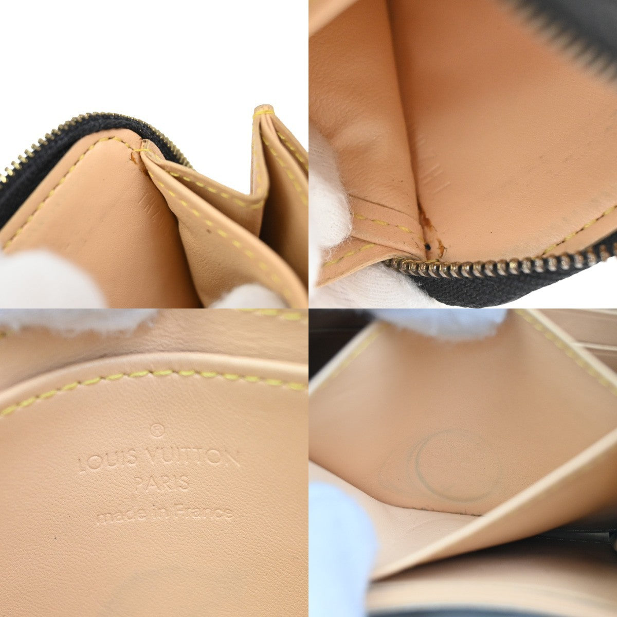 LOUIS VUITTON Zippy Coin Purse Monogram Multi Leather Black GHW M66549 32DA108
