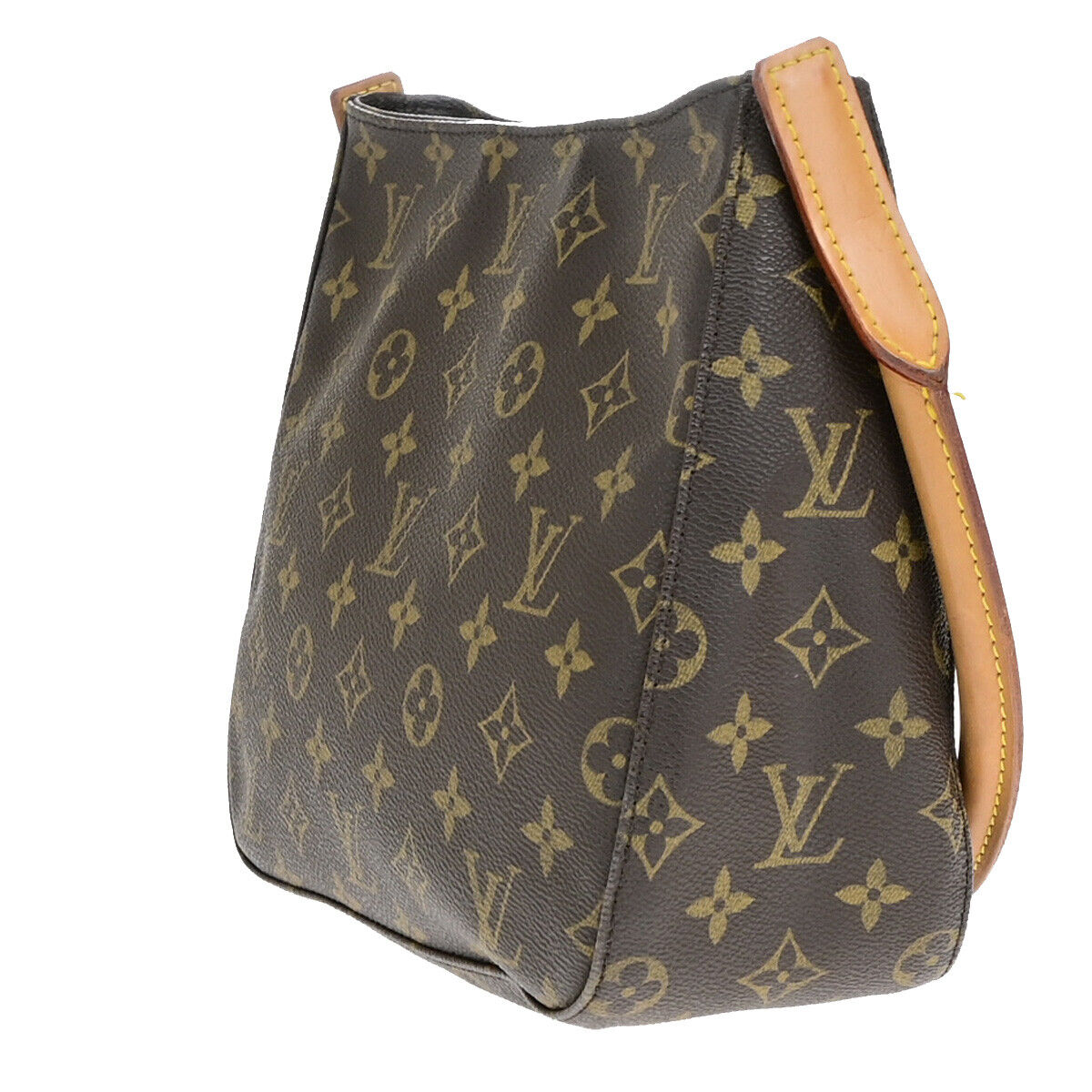 LOUIS VUITTON Looping MM Shoulder Bag Monogram Leather BN France M51146 12YF534
