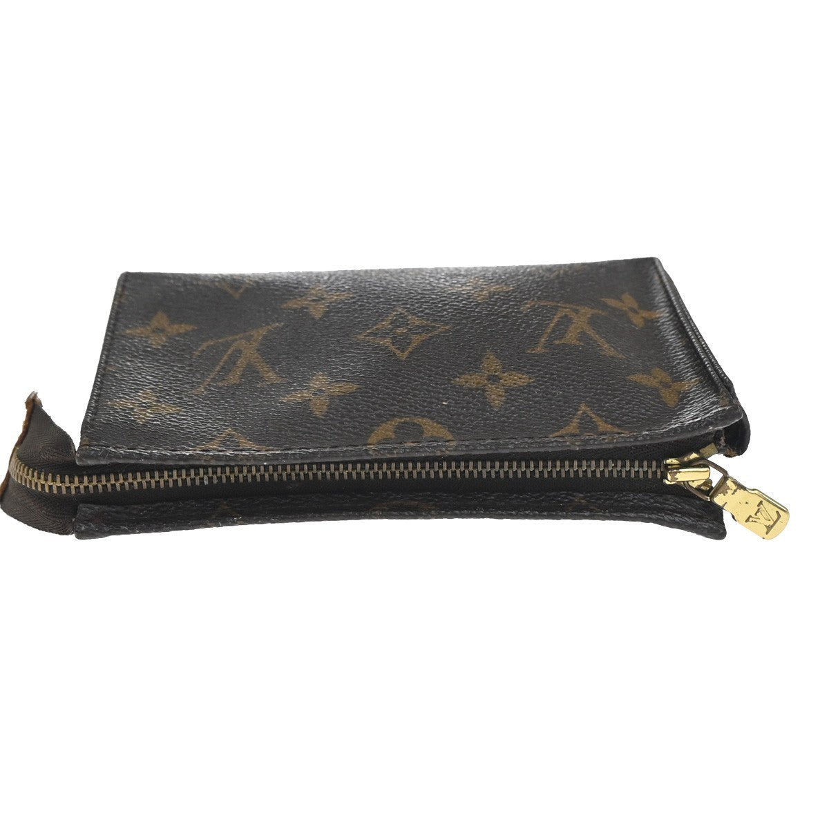 LOUIS VUITTON Poche Toilette 15 Clutch Pouch Bag Monogram Leather M47546 02KC751