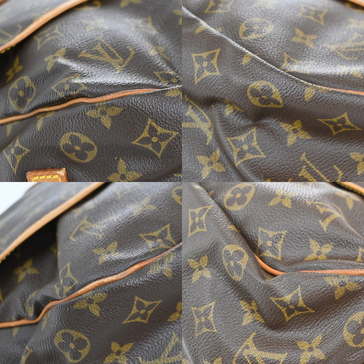 LOUIS VUITTON Saumur 35 Shoulder Bag Monogram Leather BN France M42254 71EG373