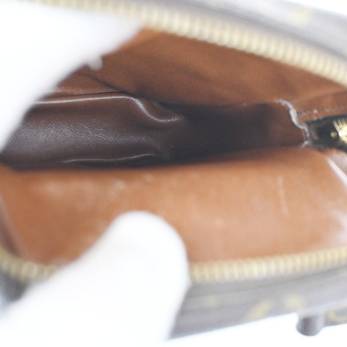 LOUIS VUITTON Mini Amazon Shoulder Bag Monogram Leather Brown M45238 86KC261