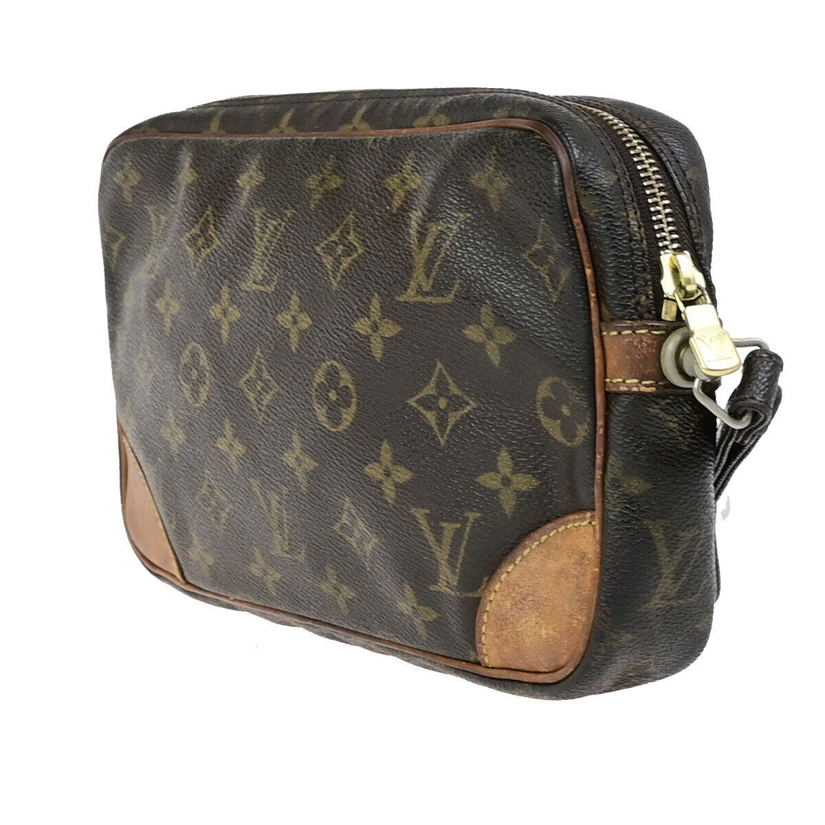LOUIS VUITTON Marly Dragonne GM Clutch Hand Bag Monogram Brown M51825 05YG529