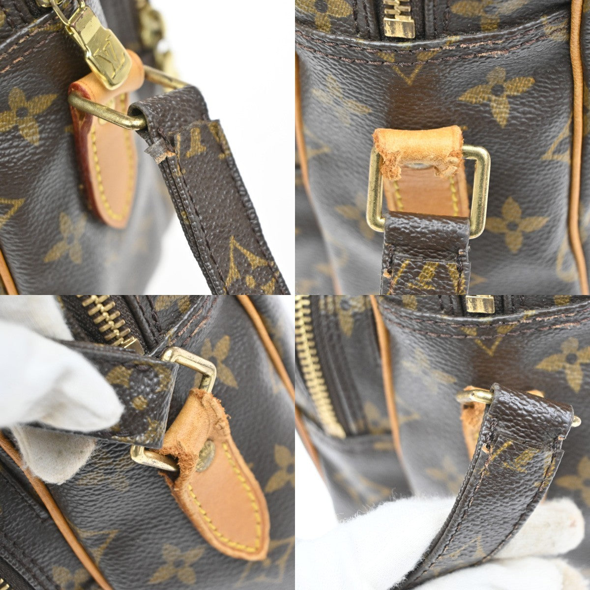 LOUIS VUITTON Nile Crossbody Shoulder Bag Monogram Leather Brown M45244 70SA024
