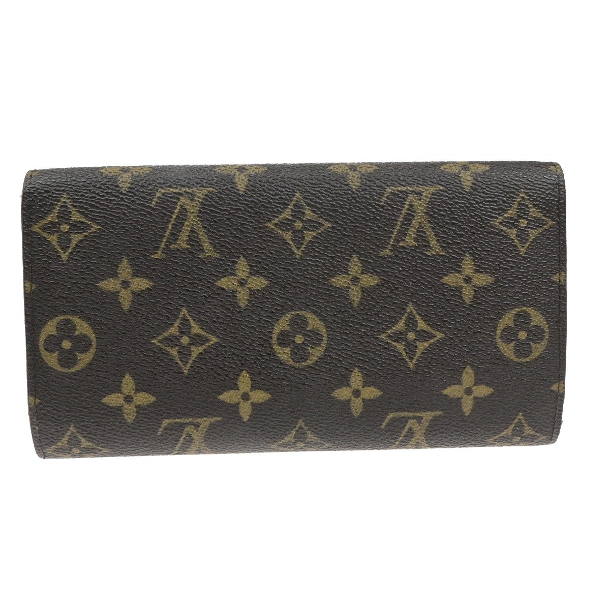 LOUIS VUITTON International Long Trifold Wallet Monogram Leather M61217 68YH185