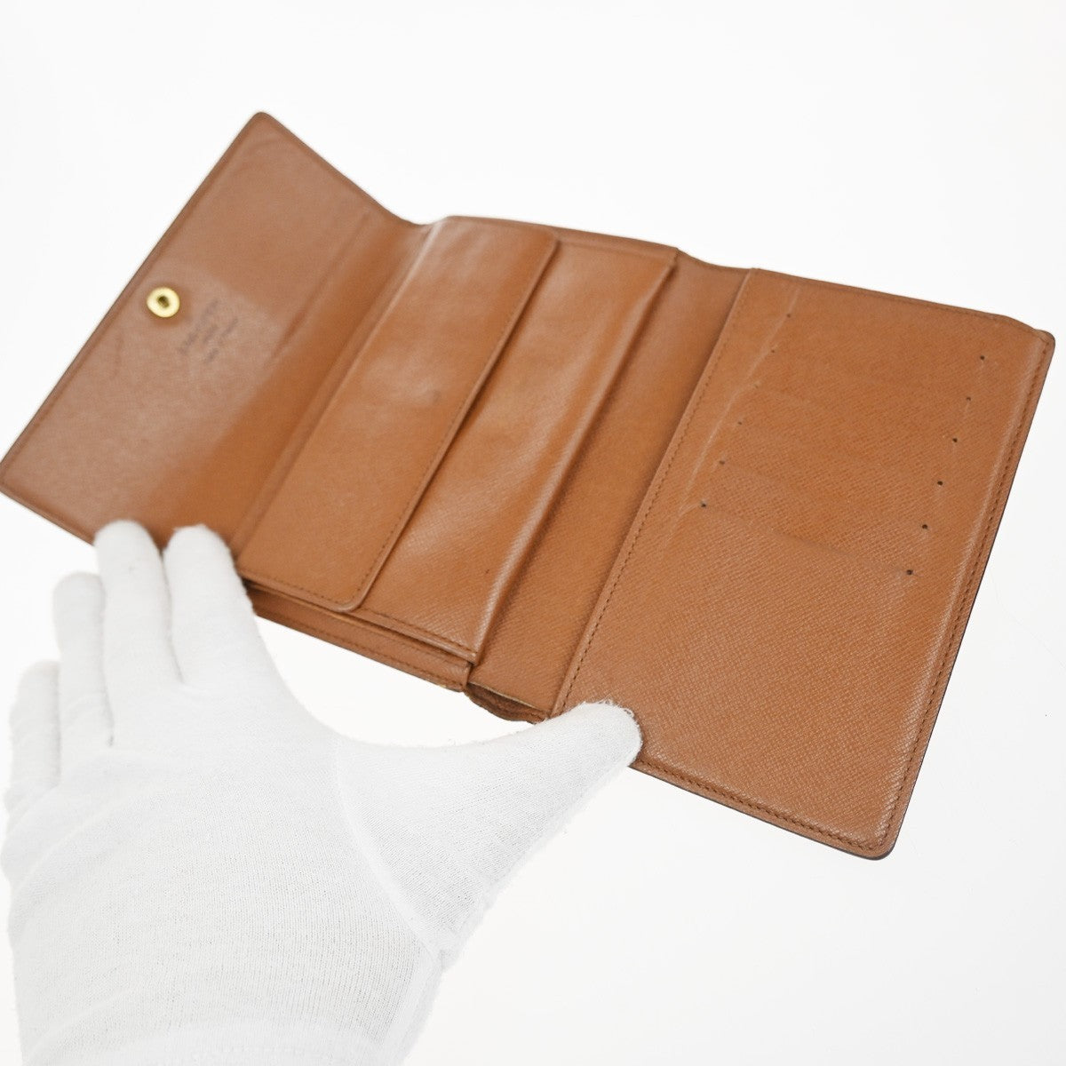 LOUIS VUITTON Porte Tresor Etui Papier Trifold Wallet Monogram BN M61202 04KD002