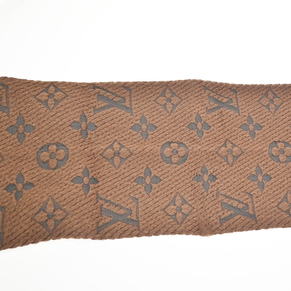 LOUIS VUITTON Echarpe Logomania Scarf Monogram Silk wool BN M72241 35TA583