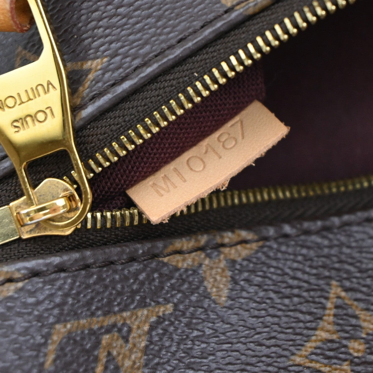 LOUIS VUITTON LV Iena PM Shoulder Bag Monogram Leather Brown M42268 11EE189