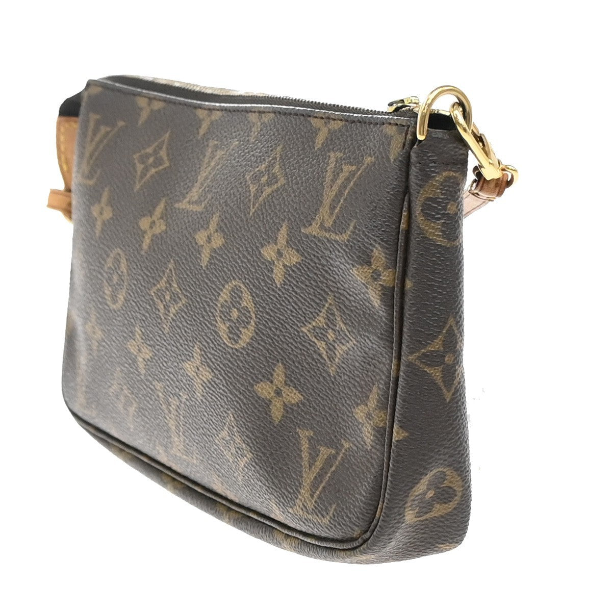LOUIS VUITTON Pochette Accessoires Hand Bag Monogram Leather BN M51980 79EF864