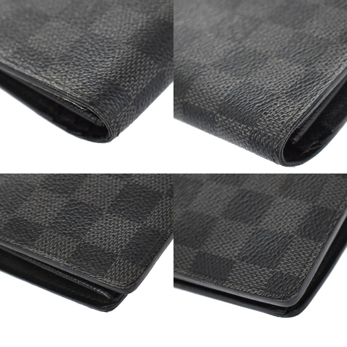 LOUIS VUITTON Portefeuille Brazza Wallet Bifold Damier Graphite N62665 67SH077