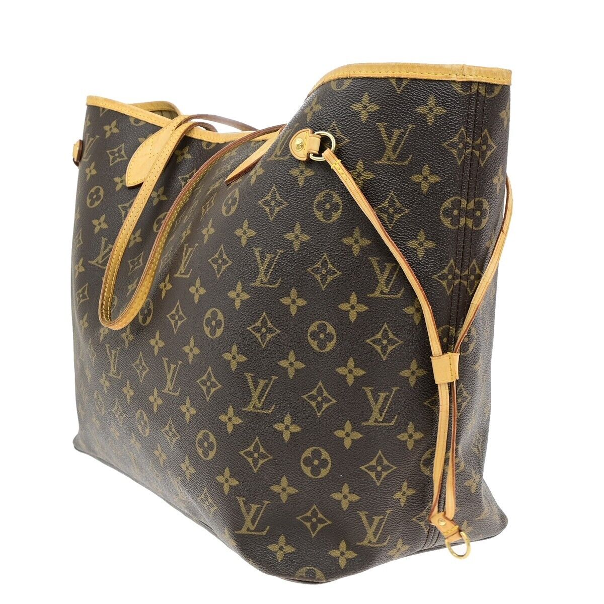 LOUIS VUITTON Neverfull GM Shoulder Tote Bag Monogram Leather BN M40157 95EE033