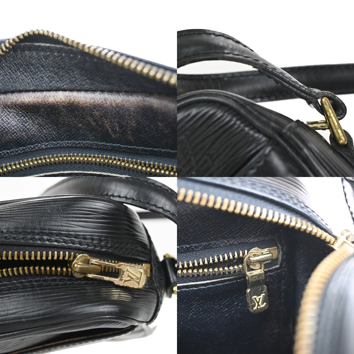 LOUIS VUITTON Trocadero 24 Shoulder Bag Epi Leather Black France M52312 86CA865