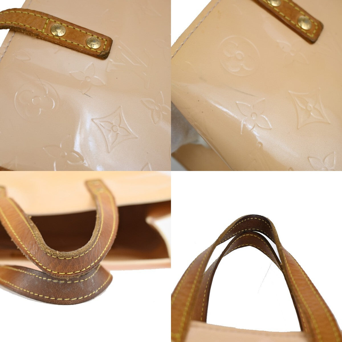 LOUIS VUITTON Read PM Hand Bag Monogram Vernis Patent Leather PK M91306 04FB585