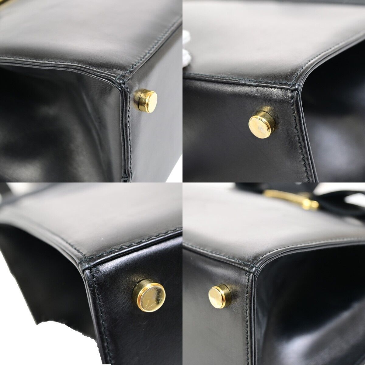 SALVATORE FERRAGAMO Logo Vara 2Way Shoulder Hand Bag Canvas Leather BK 86FA675